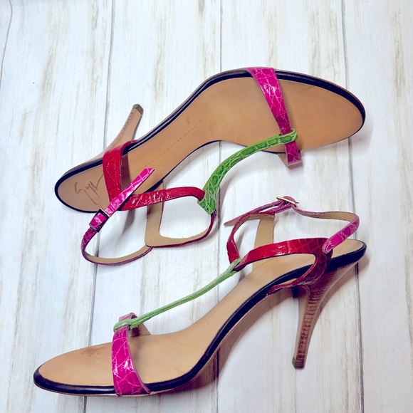 Giuseppe Zanotti Design color block sandal size 39 - Picture 5 of 12